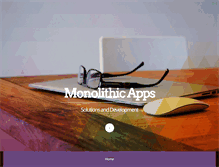 Tablet Screenshot of monolithicapps.com